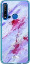 Huawei P20 Lite (2019) Hoesje Transparant TPU Case - Abstract Pinks #ffffff