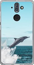 Nokia 8 Sirocco Hoesje Transparant TPU Case - Dolphin #ffffff