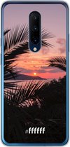 OnePlus 7 Pro Hoesje Transparant TPU Case - Pretty Sunset #ffffff