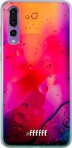 Huawei P30 Hoesje Transparant TPU Case - Colour Bokeh #ffffff
