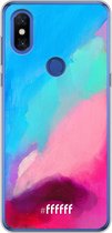 Xiaomi Mi Mix 3 Hoesje Transparant TPU Case - Abstract Hues #ffffff