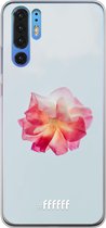 Huawei P30 Pro Hoesje Transparant TPU Case - Rouge Floweret #ffffff