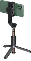 Wiwu - Opvouwbare Tripod Gimbal Selfiestick - Bluetooth - Met afstandbediening - Universeel geschikt voor smartphone - Zwart