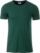 James and Nicholson - Heren Standaard T-Shirt (Donkergroen)