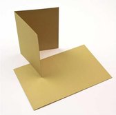 Kaarten Goud-Groen 17.8x12.4cm (50 stuks)