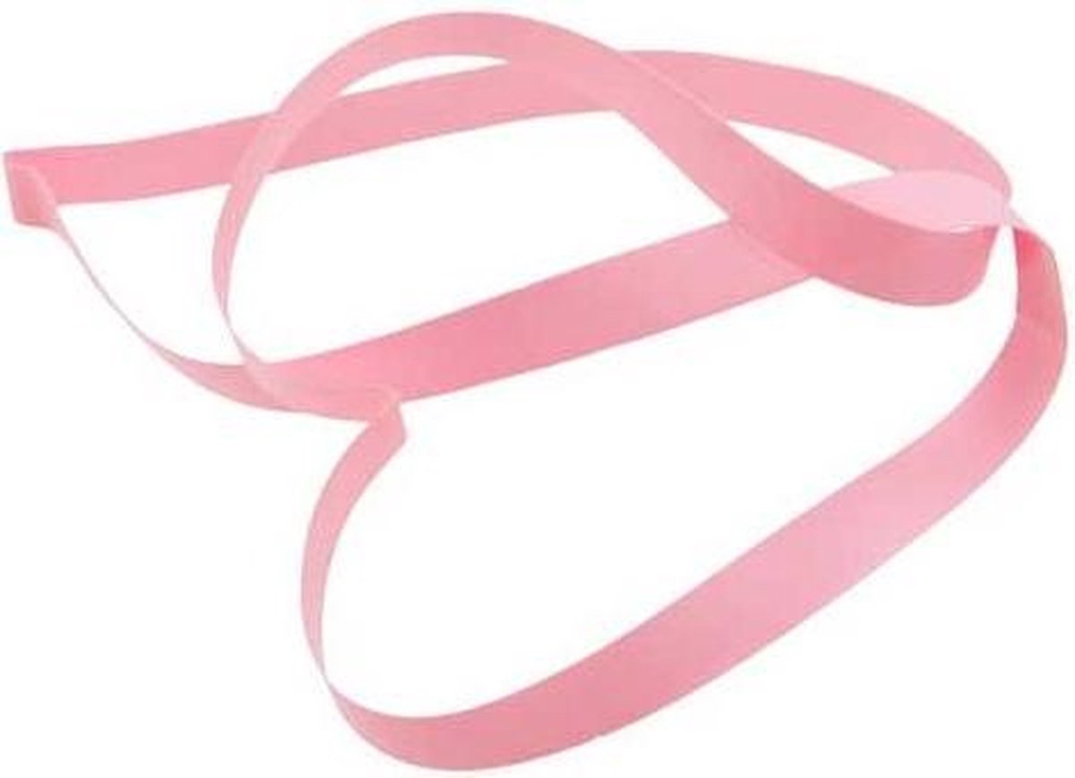 Versierelastiek Vinyl Stretch Roze 35,6cm (50 stuks)