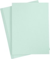 Gekleurd Karton. pastel groen. A4. 210x297 mm. 210 gr. 10 vel/ 1 doos |  bol.com