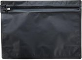 Sacs en plastique noir mat 30,5x10,2x22,9 cm avec fermeture à l'épreuve des enfants (10 pièces) [CRZ912B]