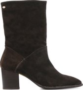 Fred de la Bretoniere Vrouwen Suède Slangenprint Klassieke laarzen /  Damesschoenen 183010170 - Bruin - Maat 42