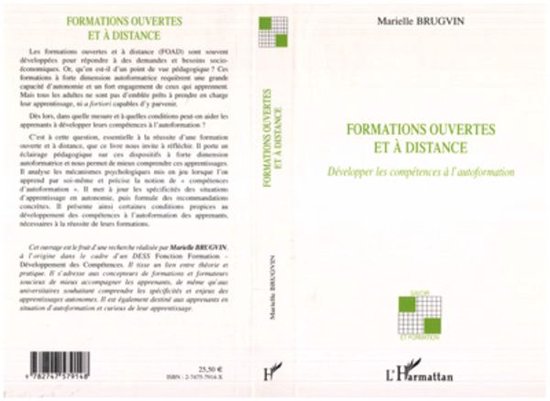 Formations ouvertes et à distance - cover