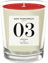 Bon Parfumeur - 03 Patchouli Leather Tonka Bean - 180 g - 50 branduren