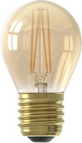 CALEX - LED Lamp - Kogellamp P45 - E27 Fitting - Dimbaar - 3.5W - Warm Wit 2100K - Goud - BSE