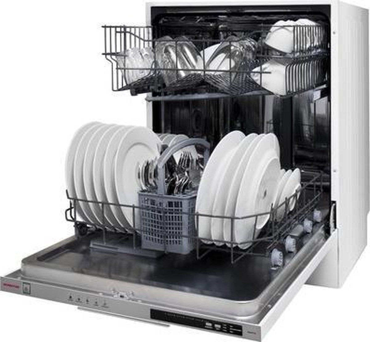 Inventum IVW6008A inbouw vaatwasser - 13 couverts - Volledig integreerbaar - Bestekmand - 6 programma’s - Max nishoogte 87 cm - Startuitstel - Energielabel D — afbeelding 7