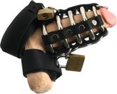 Strict Leather Gates of Hell Chastity Device - Strict Leather - Zwart