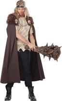 CALIFORNIA COSTUMES - Viking strijder cape met nepbont en doodskoppen