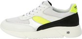 KUNOKA Ari black back - Sneakers Dames - maat 40 - Wit Beige Zwart