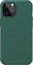 Nillkin - iPhone 12/12 Pro hoesje - Super Frosted Shield Pro - Back Cover - Groen