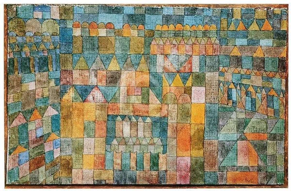 PGM Kunstdruk Paul Klee - Quartiere 72x47cm Divers