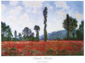 Claude Monet - Field of Poppies Kunstdruk 80x60cm