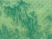 Komar Heritage | groen art deco | fotobehang op vlies 400x280cm