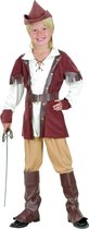Bristol Novelty Childrens/Boys Deluxe Robin Hood Costume (Brown/White)