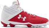 Under Armour Leadoff RM Mid - rood/wit - maat 47