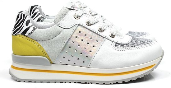 Develab Meisjes Lage sneakers 41844 - Wit - Maat 33 | bol.com