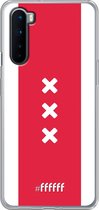 OnePlus Nord Hoesje Transparant TPU Case - AFC Ajax Amsterdam1 #ffffff