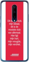 OnePlus 7 Pro Hoesje Transparant TPU Case - AFC Ajax Dit Is Mijn Club #ffffff