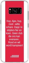 Samsung Galaxy S8 Plus Hoesje Transparant TPU Case - AFC Ajax Clublied #ffffff