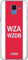 Samsung Galaxy J6 (2018) Hoesje Transparant TPU Case - AFC Ajax - WZAWZDB #ffffff