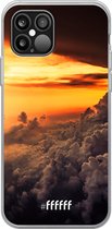 iPhone 12 Pro Max Hoesje Transparant TPU Case - Sea of Clouds #ffffff
