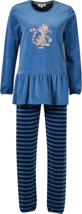 Woody pyjama meisjes/dames - blauw - kat - 202-1-PDL-V/845 - maat 152 |  bol.com