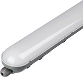LED Balk - Viron Bunton - 36W - Waterdicht IP65 - Natuurlijk Wit 4500K - Mat Wit - Kunststof - 120cm