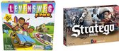 Spellenbundel - Bordspellen - 2 Stuks - Levensweg Junior & Stratego