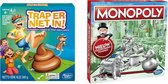 Spellenbundel - Bordspel - 2 Stuks - Trap Er Niet In & Monopoly Classic