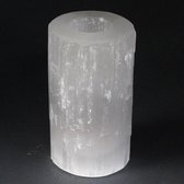 Seleniet Theelichthouder - Cilinder - Kandelaars - 15 cm