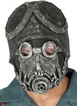 Fiestas Guirca Masker Apocalypse Soldaat Latex Grijs One-size