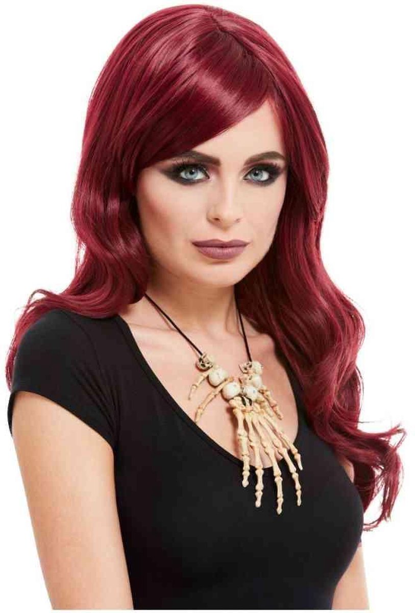 Smiffys - Voodoo Bone Kostuum Ketting - Beige