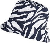 Foldable hat midnight blue / off white - 1 size fits all-One size
