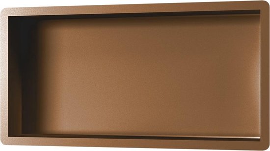 Brauer Copper Edition Inbouwnis - 60x30cm - PVD - geborsteld koper