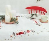 Borduurpakket tafelkleedje kersthuisjes van Rico design 31242.52.22