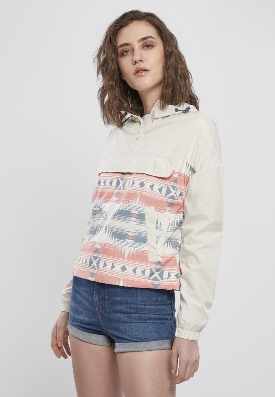 Urban Classics - Extended Shoulder Pullover Jas - S - Multicolours