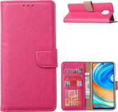 Xiaomi Redmi Note 9 Pro / Note 9S - Bookcase Roze - portemonee hoesje