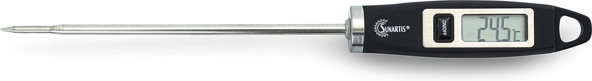 Bol.com Sunartis digitale universele huishoudthermometer zwart aanbieding