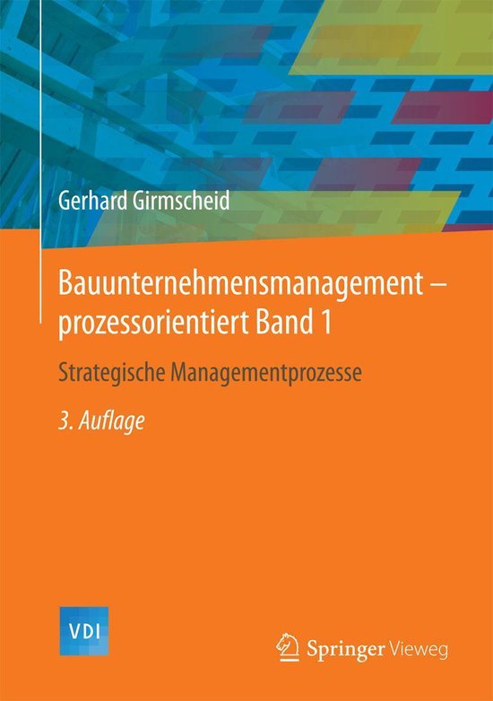 VDI-Buch - Bauunternehmensmanagement-prozessorientiert Band  ... - cover