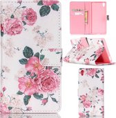 iCarer Flowers wallet case cover Sony Xperia X