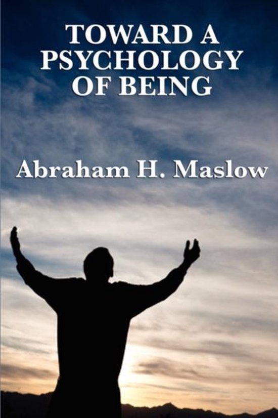 TOWARD A PSYCHOLOGY OF BEING - cover