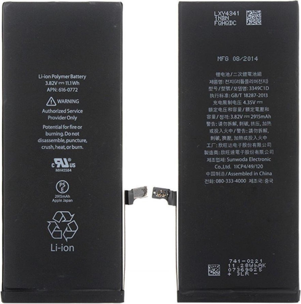 Geschikt voor de iPhone 6 Plus Batterij Accu OEM