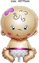 Baby Folie Ballon Roze | Baby Shower|